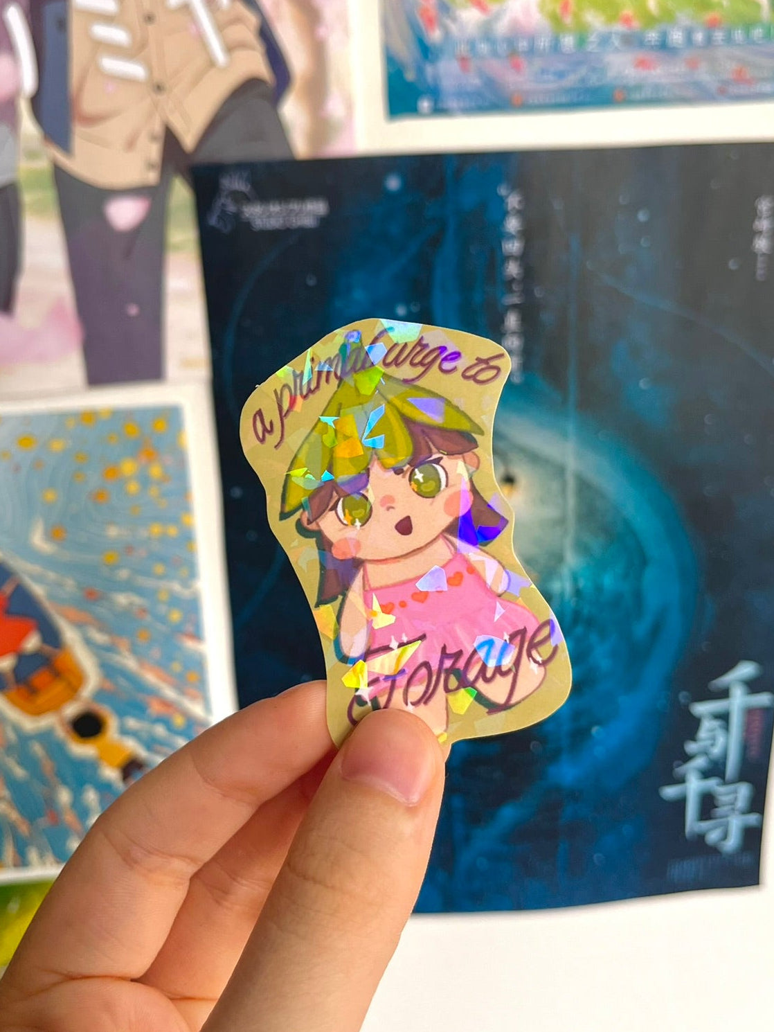 The Primal Urge to Forage Sticker