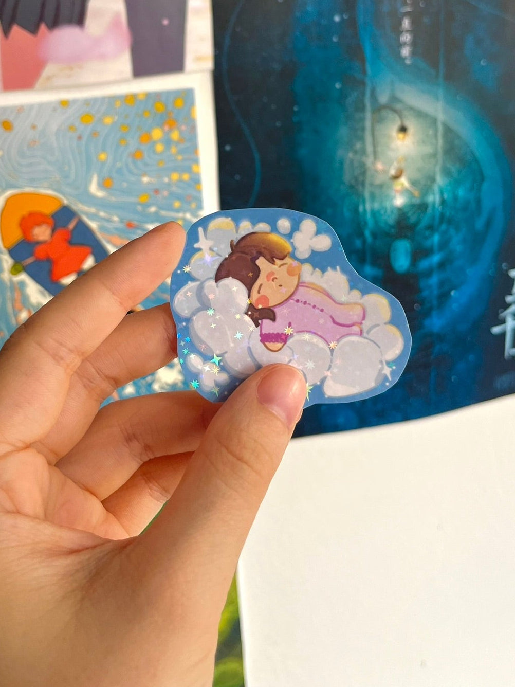 Head in the Clouds Sticker