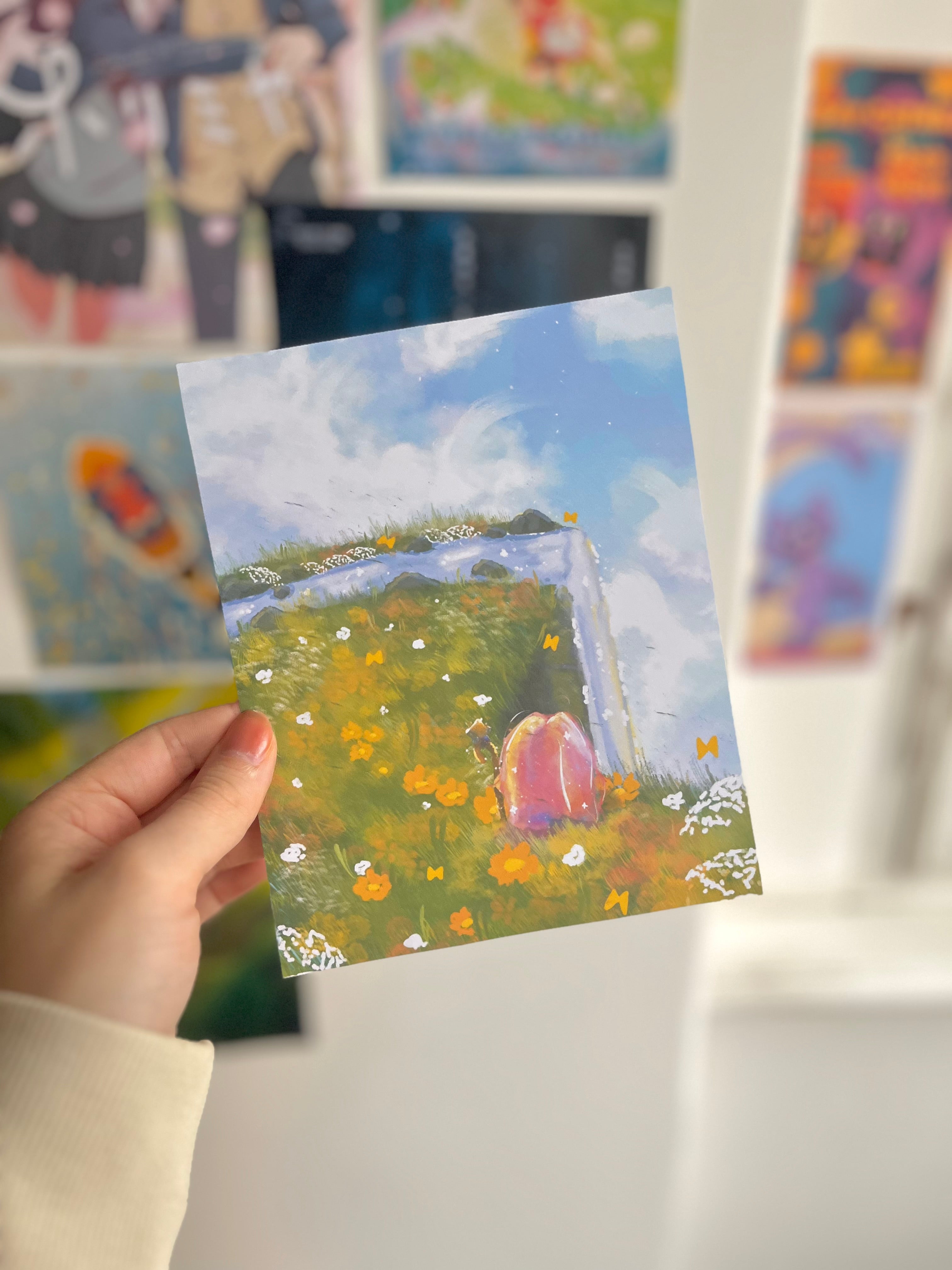 Marge in Iceland Print