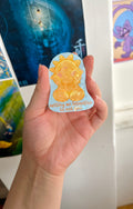 Setting an intention sunshine sticker