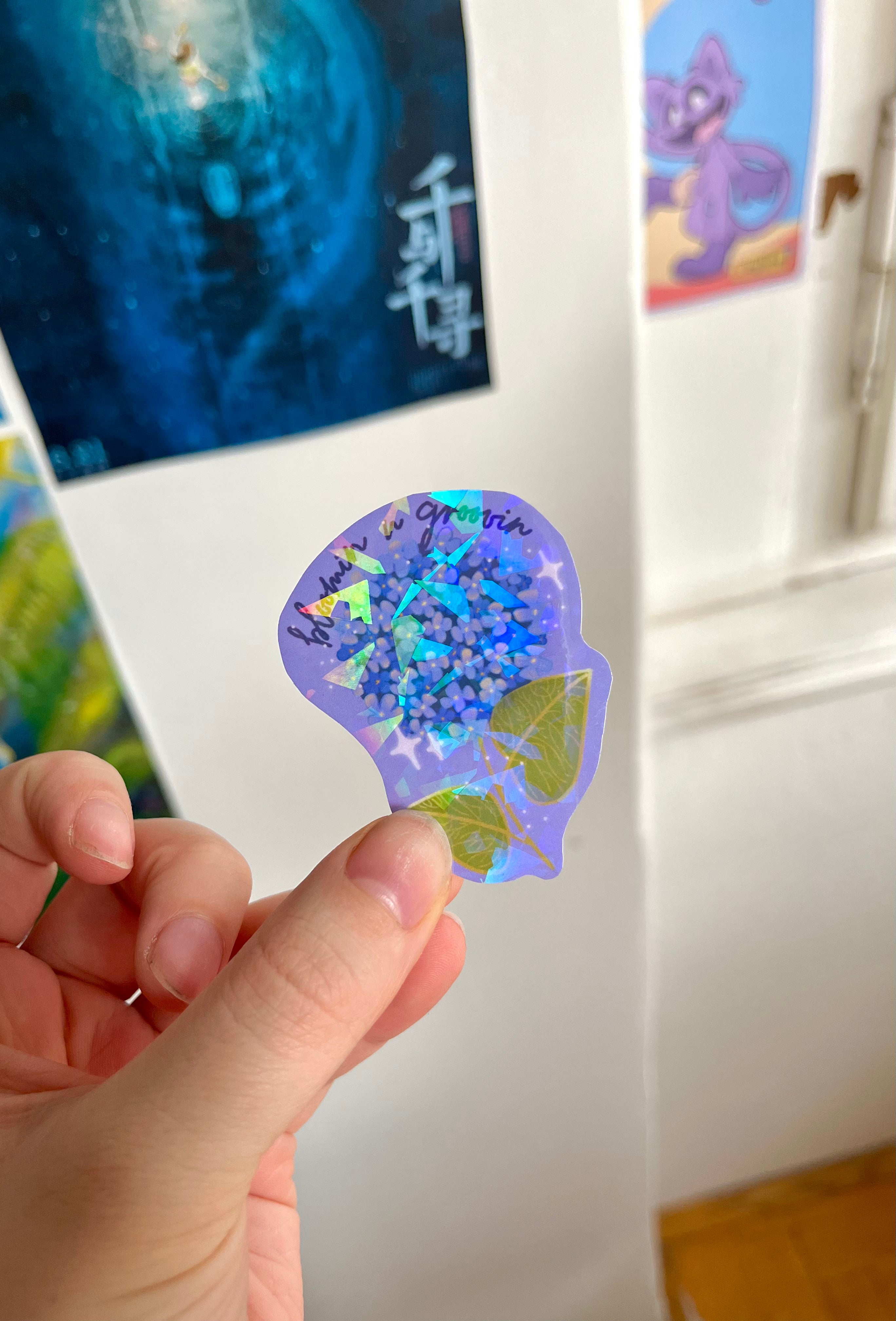 Bloomin n groovin sticker